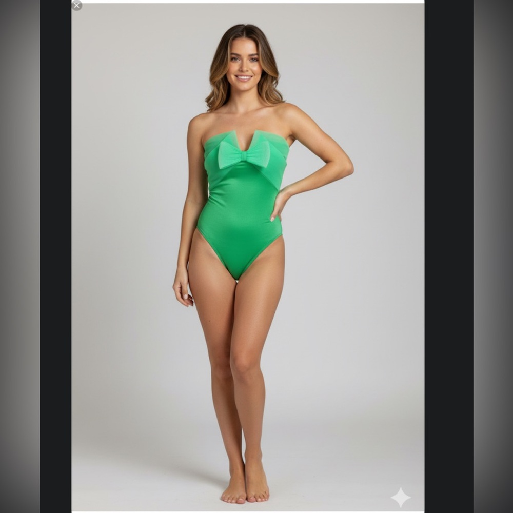 La Perla Green One Piece Swimsuit
